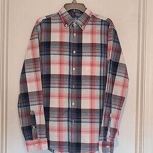 Mens Merona Button Down Long Sleeve Lrg